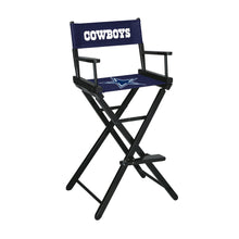 Load image into Gallery viewer, Dallas Cowboys Bar Height Directors Chair