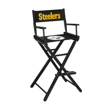 Load image into Gallery viewer, Pittsburgh Steelers Bar Height Directors Chair