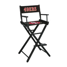 Load image into Gallery viewer, San Francisco 49ers Bar Height Directors Chair