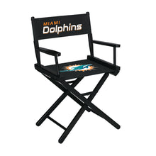 Load image into Gallery viewer, Miami Dolphins Table Height Directors Chair