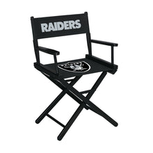 Load image into Gallery viewer, Las Vegas Raiders Table Height Directors Chair