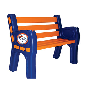 Denver Broncos Park Bench