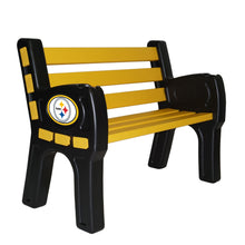 Load image into Gallery viewer, Pittsburgh Steelers Park Bench