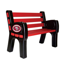 Load image into Gallery viewer, San Francisco 49ers Park Bench