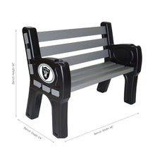 Load image into Gallery viewer, Las Vegas Raiders Park Bench
