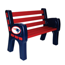 Load image into Gallery viewer, New England Patriots Park Bench