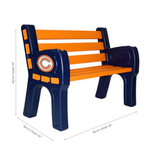 Load image into Gallery viewer, Chicago Bears Park Bench