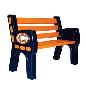 Chicago Bears Park Bench