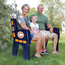 Load image into Gallery viewer, Chicago Bears Park Bench