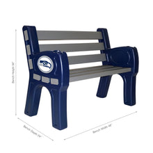 Load image into Gallery viewer, Seattle Seahawks Park Bench
