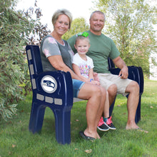 Load image into Gallery viewer, Seattle Seahawks Park Bench