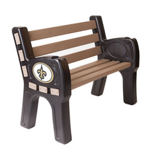 Load image into Gallery viewer, New Orleans Saints Park Bench