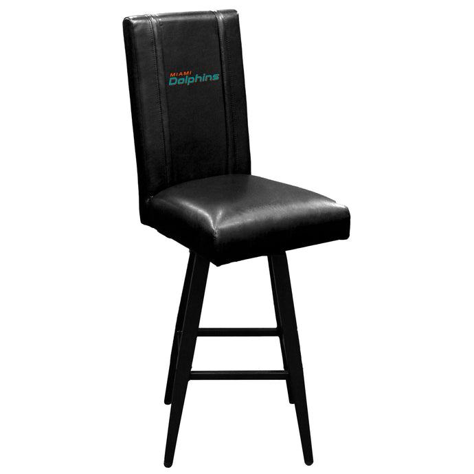 Swivel Bar Stool 2000 With Miami Dolphins Secondary Logo