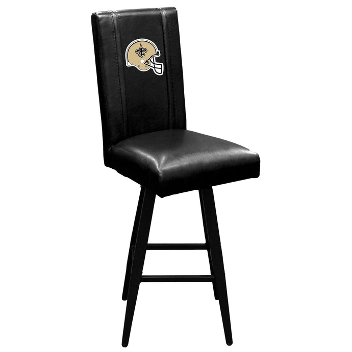 Swivel Bar Stool 2000 With New Orleans Saints Helmet Logo