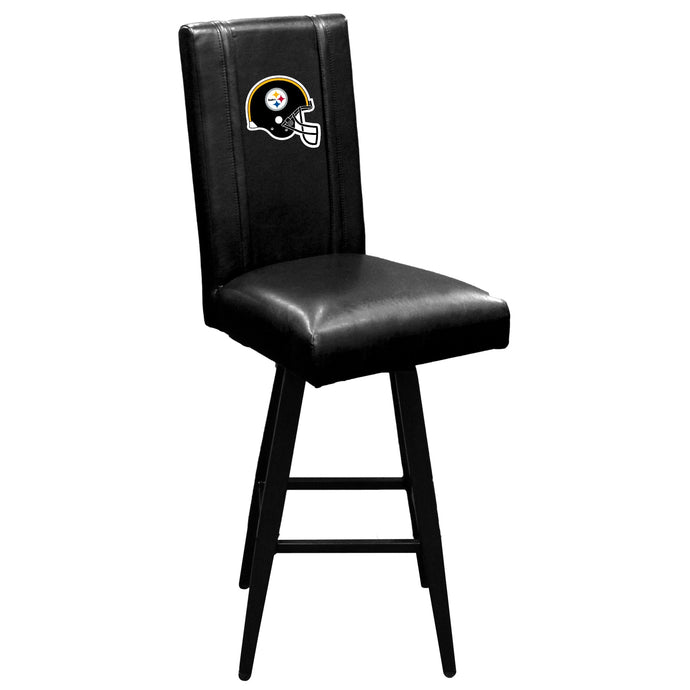 Swivel Bar Stool 2000 With Pittsburgh Steelers Helmet Logo