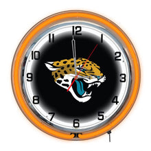 Load image into Gallery viewer, Jacksonville Jaguars 18&quot; Neon Clock