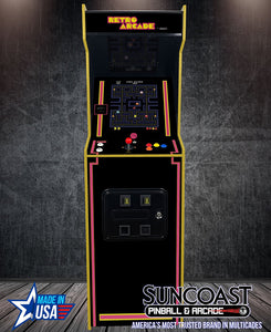 SUNCOAST Full Size Multicade Arcade Machine | 412 Games Graphics Option C