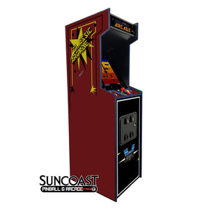SUNCOAST Full Size Multicade Arcade Machine | 60 Games Graphic Option E