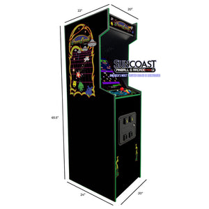 SUNCOAST Full Size Multicade Arcade Machine With 60 Games Graphic Option F