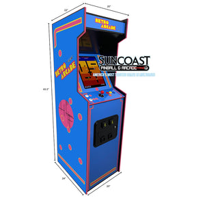 SUNCOAST Full Size Multicade Arcade Machine | 60 Games Graphic Option D