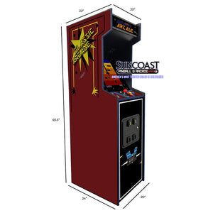 SUNCOAST Full Size Multicade Arcade Machine | 60 Games Graphic Option E