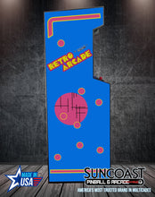 Load image into Gallery viewer, SUNCOAST Full Size Multicade Arcade Machine | 60 Games Graphic Option D