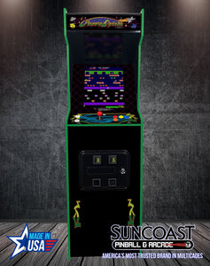 SUNCOAST Full Size Multicade Arcade Machine With 412 Games Graphics Option F