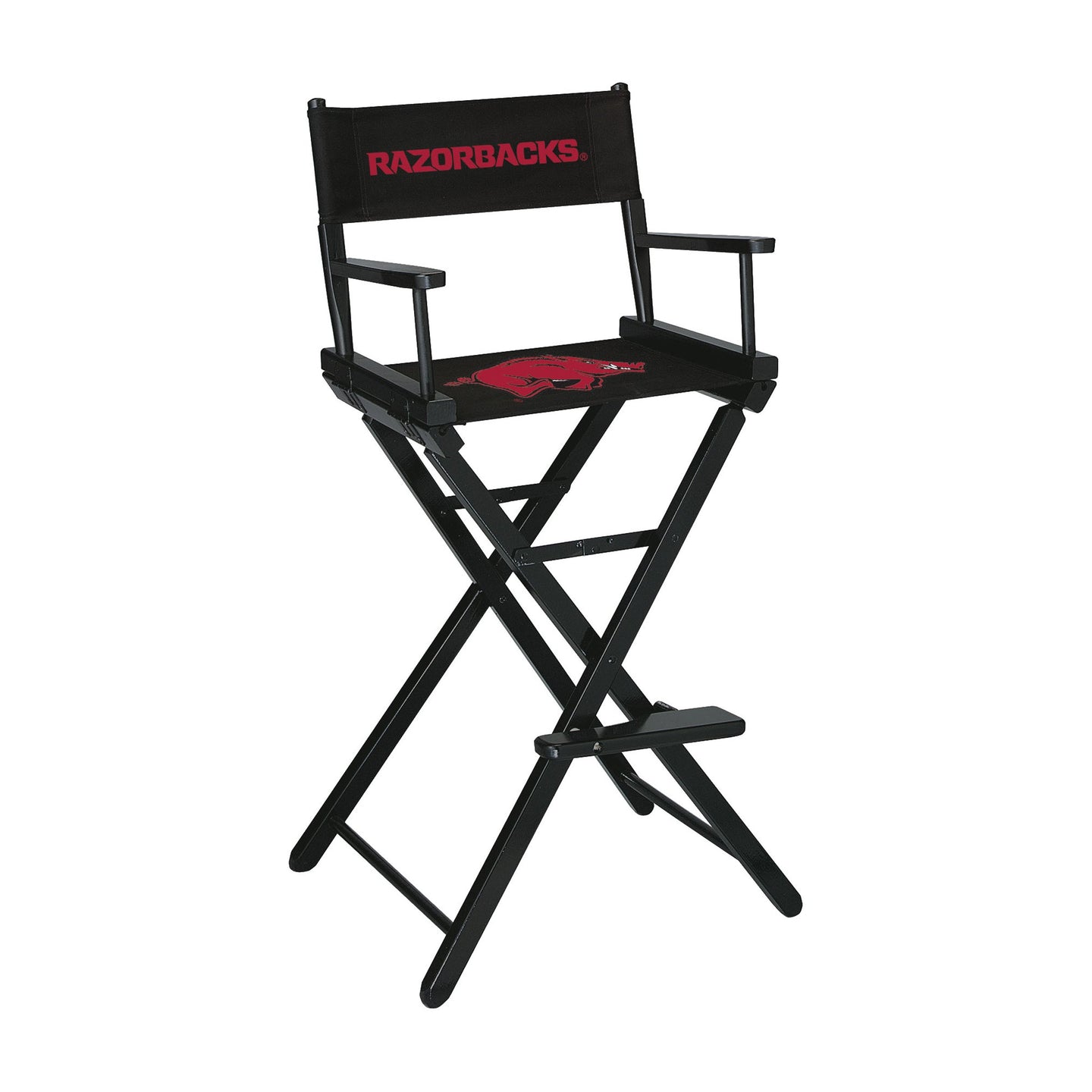 Arkansas Razorbacks Bar Height Directors Chair