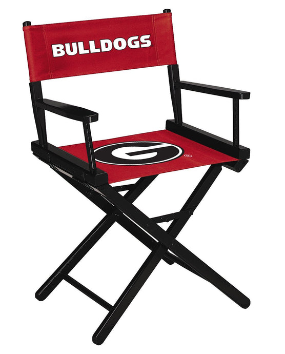 Georgia Bulldogs Table Height Directors Chair
