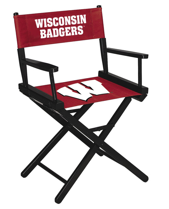 Wisconsin Badgers Table Height Directors Chair