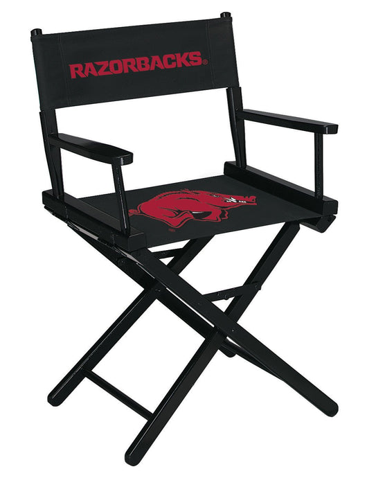 Arkansas Razorbacks Table Height Directors Chair
