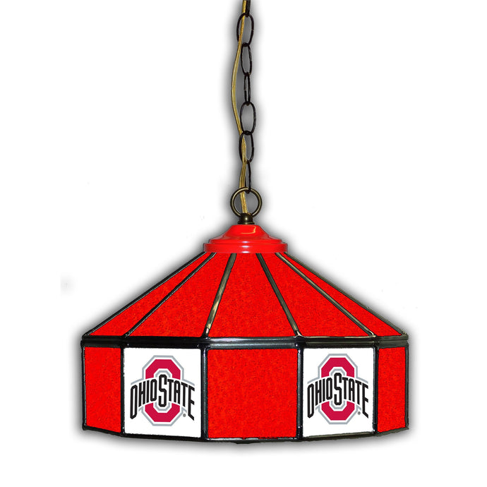 Ohio State Buckeyes14-in. Stained Glass Pub Light