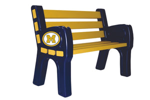 University Of Michigan Park Bench