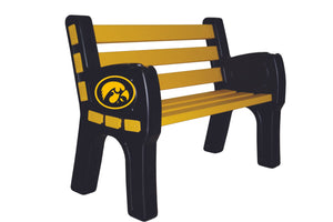 University Of Iowa Park Bench