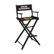 Load image into Gallery viewer, Chicago Blackhawks Bar Height Directors Chair