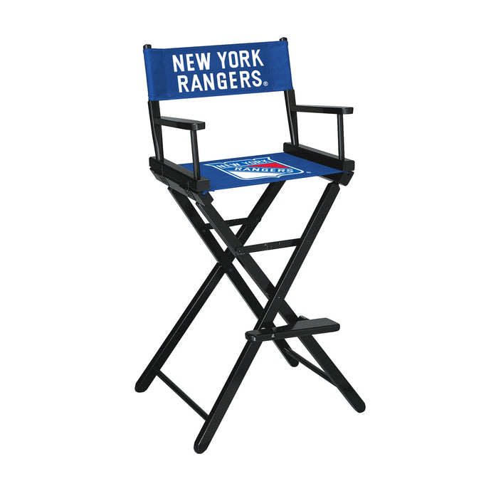 New York Rangers Bar Height Directors Chair