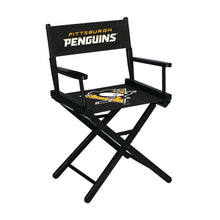 Load image into Gallery viewer, Pittsburgh Penguins Table Height Directors Chair
