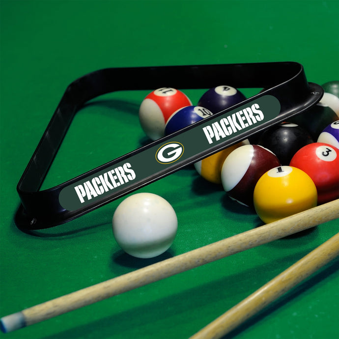 Green Bay Packers Plastic 8-Ball Rack