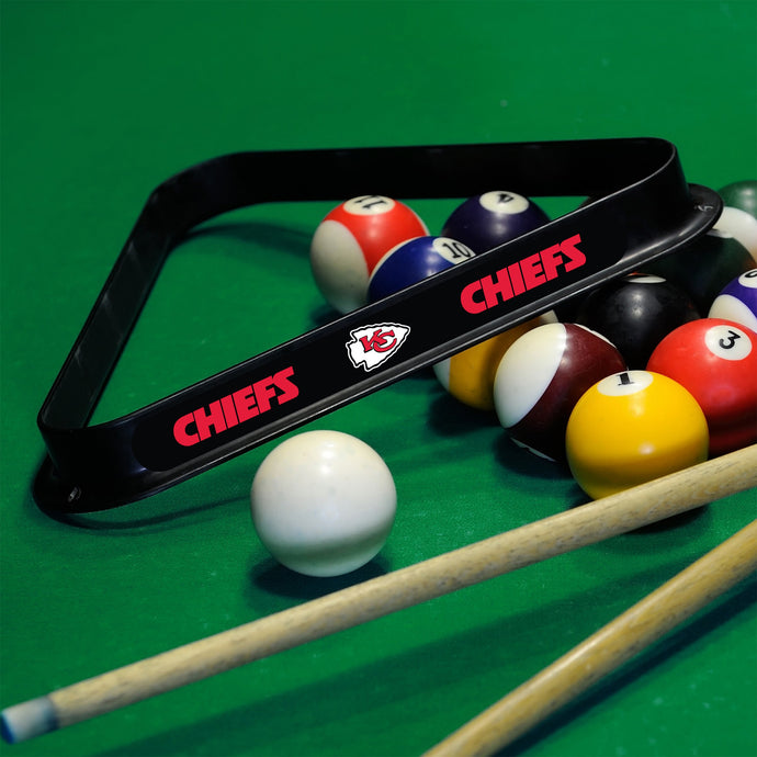 Kansas City Chiefs Plastic 8-Ball Rack