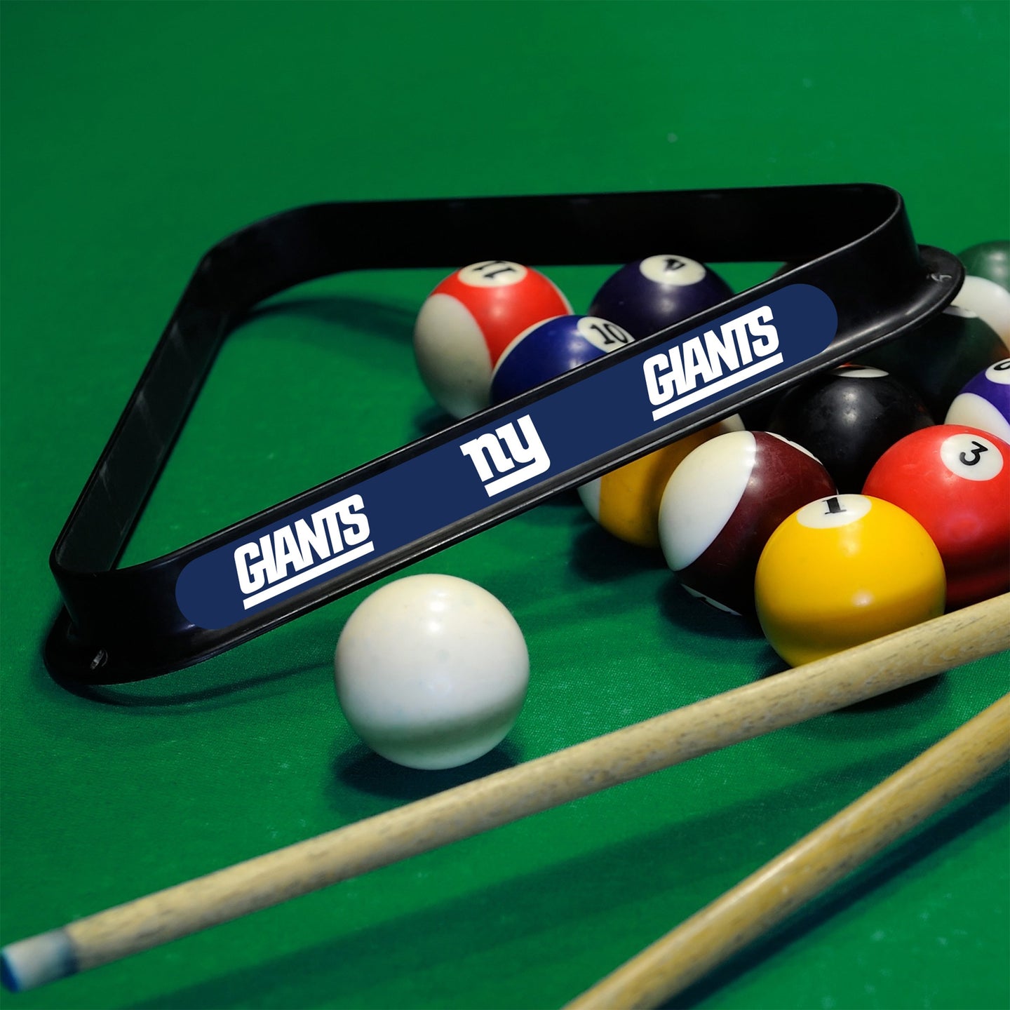 New York Giants Plastic 8-Ball Rack