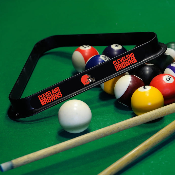 Cleveland Browns Plastic 8-Ball Rack