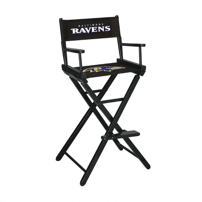 Baltimore Ravens Bar Height Directors Chair