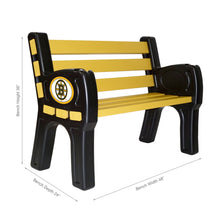 Load image into Gallery viewer, Boston Bruins Park Bench