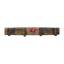 Load image into Gallery viewer, Tampa Bay Buccaneers Oak Coat Rack