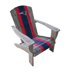 New England Patriots Wood Adirondack Chair