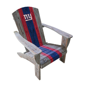 New York Giants Wood Adirondack Chair