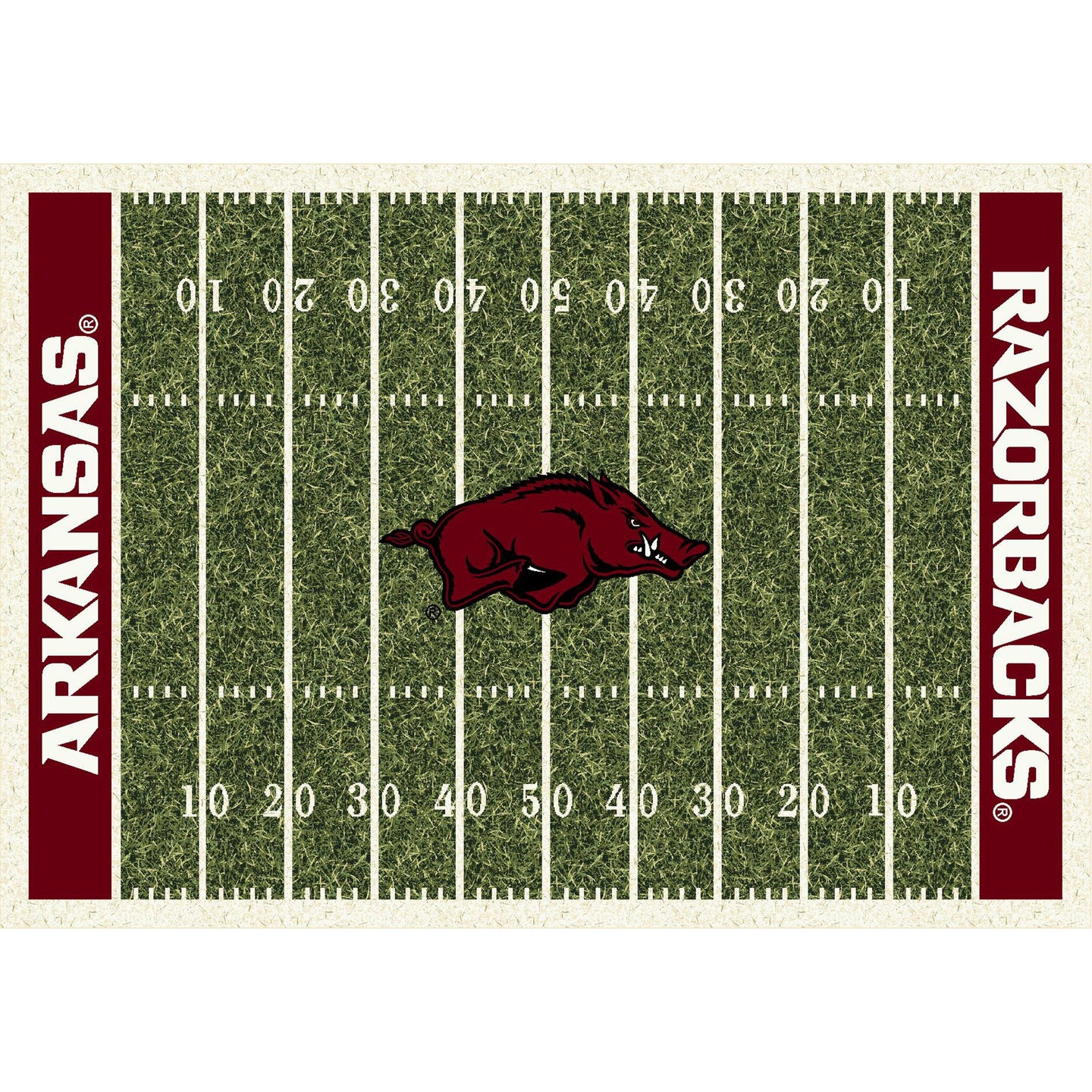 University Of Arkansas Homefield Rug