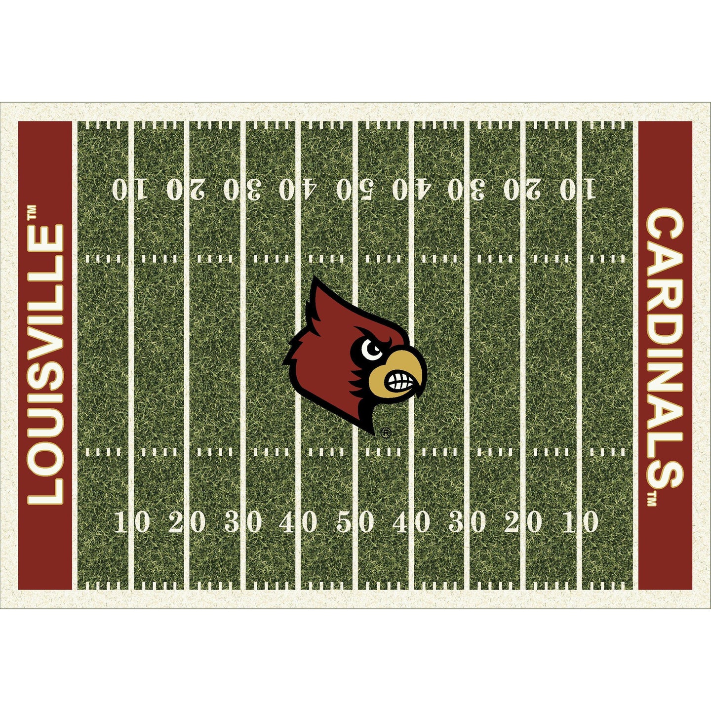 University Of Louisville Homefield Rug