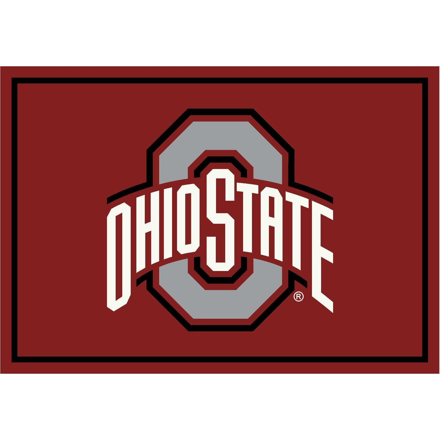 Ohio State Buckeyes Spirit Rug