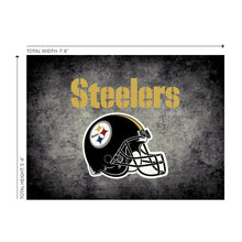 Load image into Gallery viewer, Pittsburgh Steelers Distressed Rug